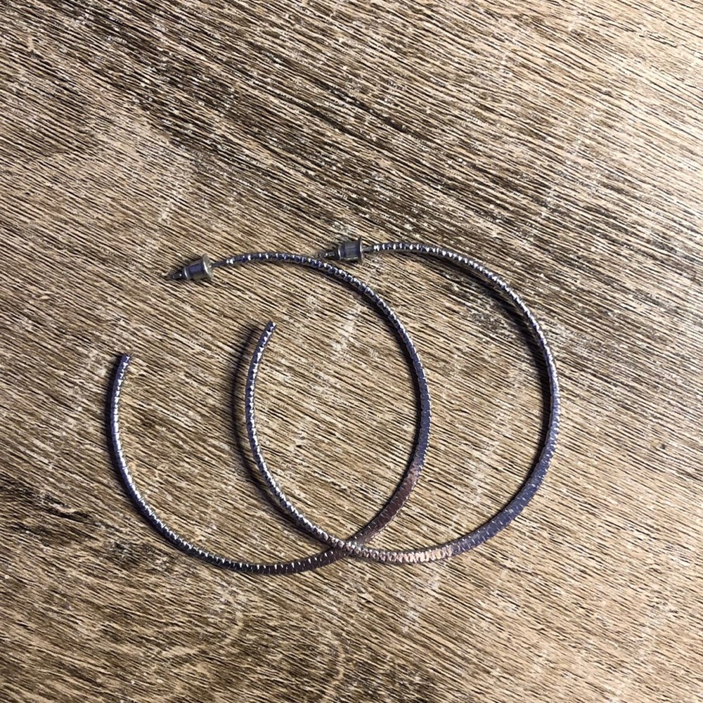 Silver Hoop Earrings